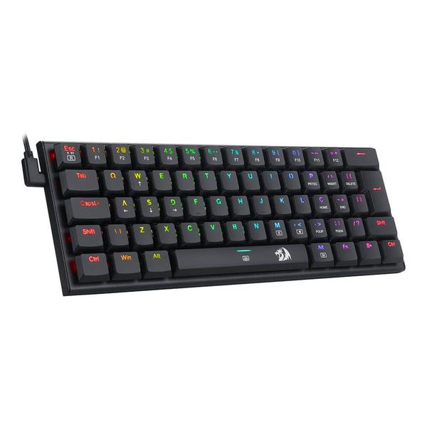 Imagem de Teclado Mecânico Gamer Anivia Redragon K614 RGB Switch Vermelho