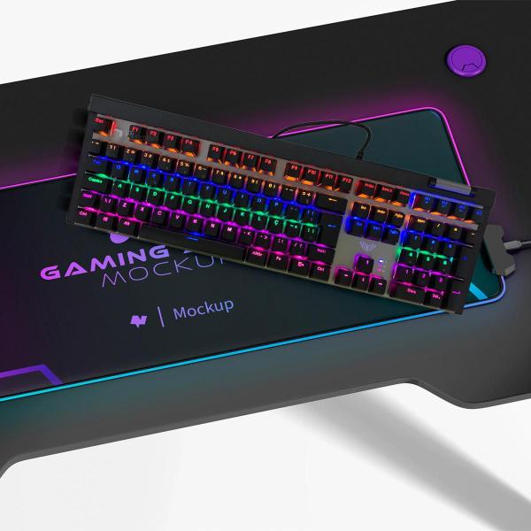 Imagem de Teclado Mecânico Gamer Aula Wind F3030 Multicores - Original