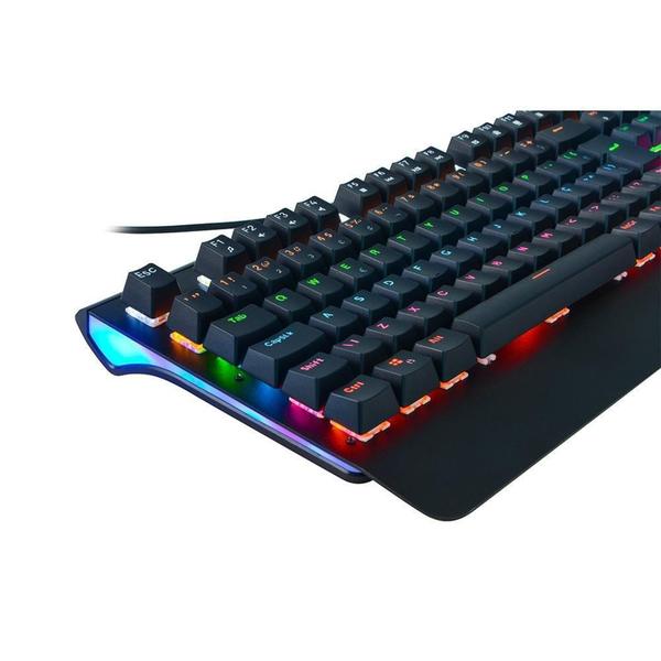 Imagem de Teclado Mecânico Gamer Bright Titanium, RGB, Anti-Ghosting, ABNT2, Preto - GTC562