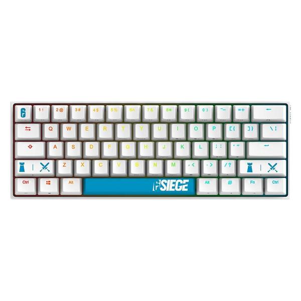 Imagem de Teclado Mecânico Gamer Checkpoint KX-400, RGB, Switch Red, Layout 60%, Anti-Ghosting, Operator Series - R6-KB-1001