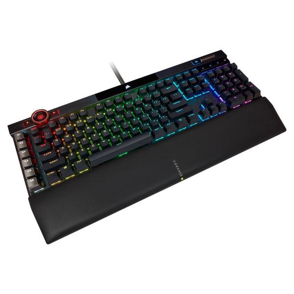 Imagem de Teclado Mecânico Gamer Corsair K100 RGB, Switch Cherry MX Speed, US - CH-912A014-NA