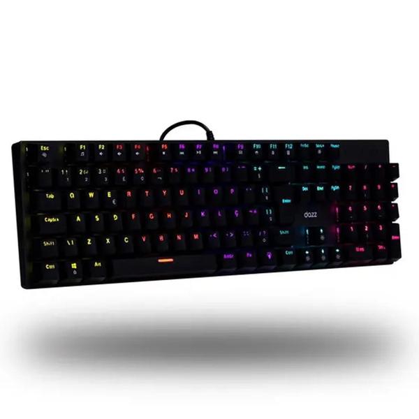 Imagem de Teclado Mecânico Gamer Dazz Orion Essential, RGB, Switch YH Blue, ABNT2, Preto