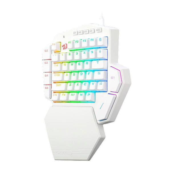 Imagem de Teclado Mecanico Gamer Ditix Rgb Branco Switch ul