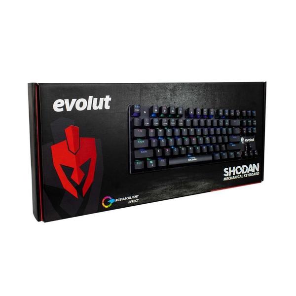 Imagem de Teclado Mecânico Gamer Evolut Shodan Rgb Eg-203Rg