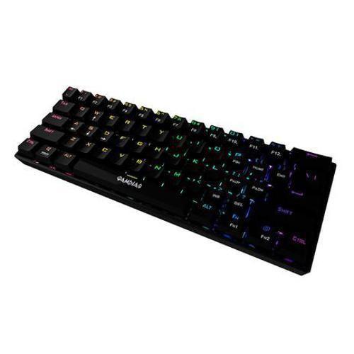 Imagem de Teclado Mecanico Gamer Hermes E3 Rgb Preto Switch Blue