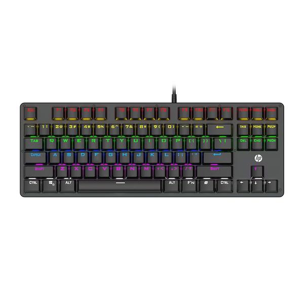 Imagem de Teclado Mecânico Gamer HP GK200 USB Com Switch Blue e LED