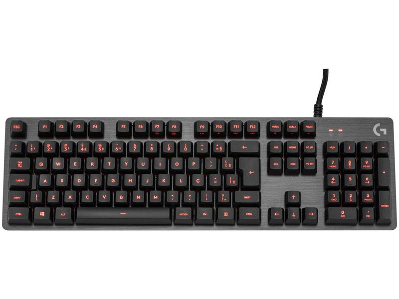 Imagem de Teclado Mecânico Gamer Logitech G413 USB ABNT2 - Preto