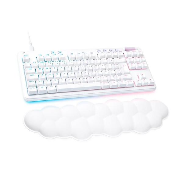 Imagem de Teclado Mecânico Gamer Logitech G713, RGB, Bluetooth, USB, Switch GX Brown, ABNT2, Branco  - 920-010705