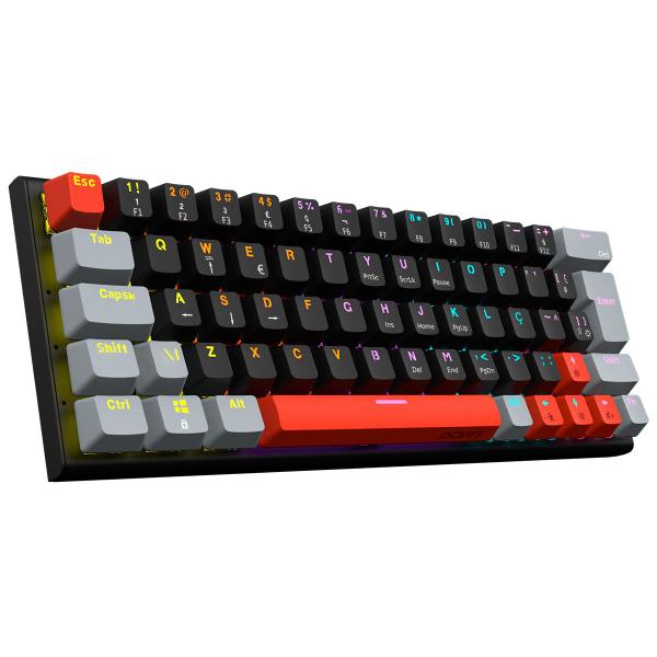 Imagem de Teclado Mecanico Gamer Pcyes Kuromori Rainbow Switch Blue