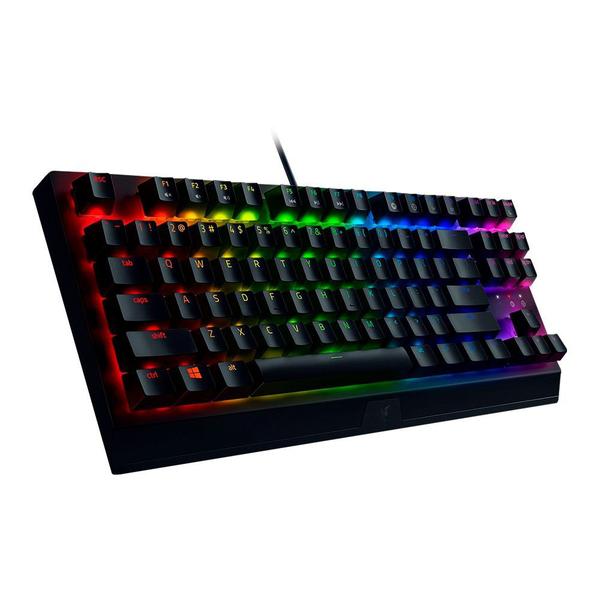 Imagem de Teclado Mecânico Gamer Razer BlackWidow V3 Tenkeyless, Chroma Razer RGB, Switch Yellow, US - RZ03-03491800-R3M1