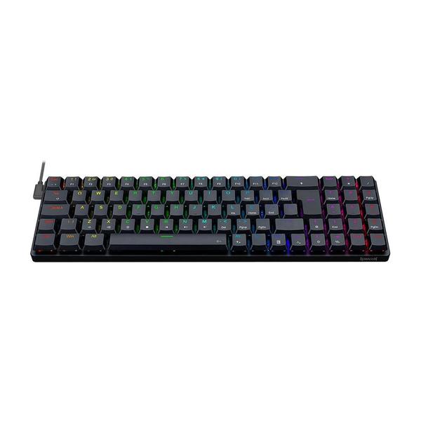 Imagem de Teclado Mecânico Gamer Redragon Ashe, RGB, Switch Brown, N-Keys, ABNT2, Preto - K626-KB-B (PT-BROWN)