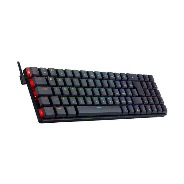 Imagem de Teclado Mecânico Gamer Redragon Ashe, RGB, Switch Red, N-Keys, ABNT2, Preto - K626-KB-B (PT-RED)