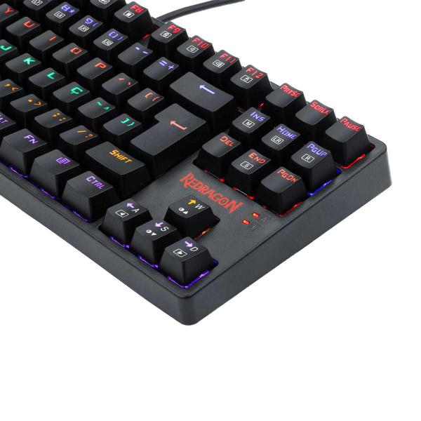 Imagem de Teclado Mecânico Gamer Redragon Daksa K576R Rainbow Switch