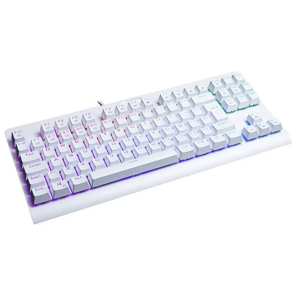 Imagem de Teclado Mecânico Gamer Redragon Dark Avenger Branco Rgb