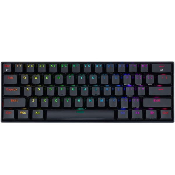 Imagem de Teclado Mecanico Gamer Redragon Draconic Pro K530-RGB-Pro - Preto (Ingles)