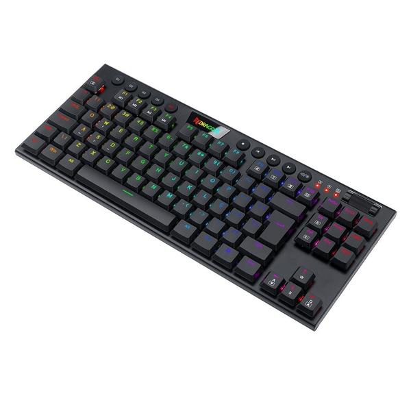 Imagem de Teclado Mecânico Gamer Redragon Horus TKL RGB USB ABNT2 - Preto