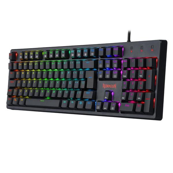 Imagem de Teclado Mecânico Gamer Redragon Kama Preto Rgb Switches