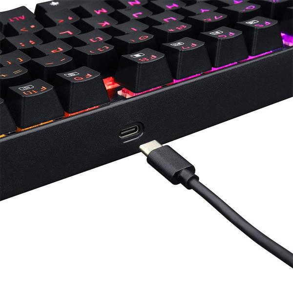 Imagem de Teclado Mecânico Gamer Redragon Kumara Pro RGB, Wireless e Bluetooth, Preto, Switch Black, K552RGB-BRS-B (PT-BLACK)