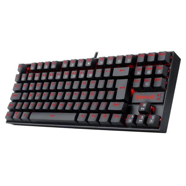 Imagem de Teclado Mecânico Gamer Redragon Kumara Pro Usb Red Switch