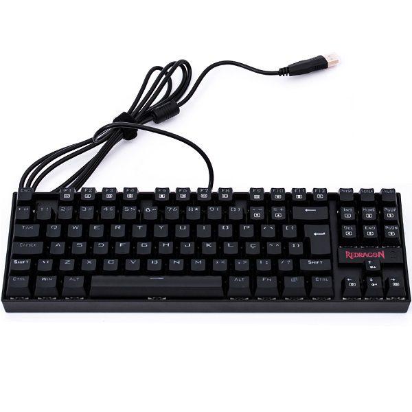 Imagem de Teclado Mecanico Gamer Redragon Kumara Single Color SWITCH Blue K552-2