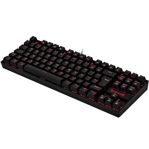 Imagem de Teclado Mecanico Gamer Redragon Kumara Single Color SWITCH RED K552-2