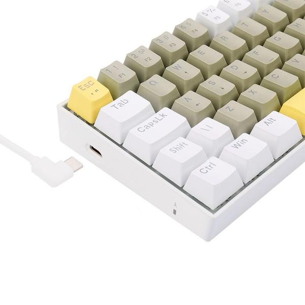 Imagem de Teclado Mecânico Gamer Redragon Lakshmi Sunshine Led Branco