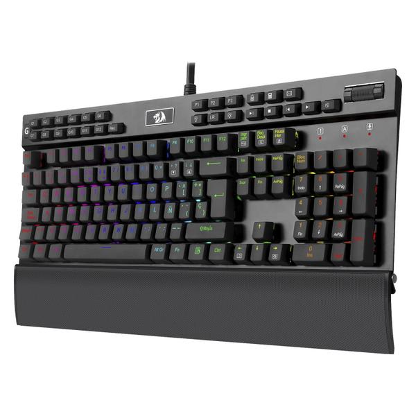 Imagem de Teclado Mecanico Gamer Redragon Yama K550W-1-SP / RGB - Preto