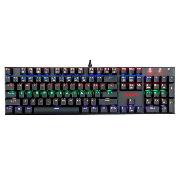 Imagem de Teclado Mecânico Gamer Rudra com fio USB K565R-2 Switch Outemu Blue c/ LED RGB Redragon