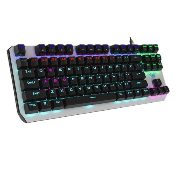 Imagem de Teclado Mecanico Gamer USB RGB PC Computador Notebook PS4 - F2067