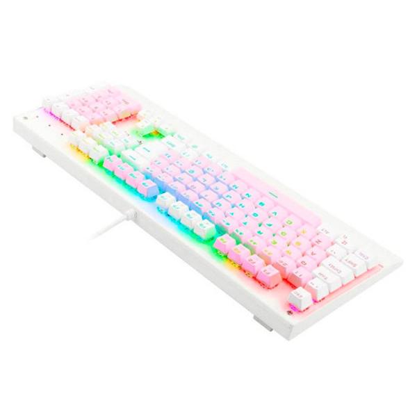 Imagem de Teclado Mecânico Kala Bubblegum Switch Marrom RGB Redragon