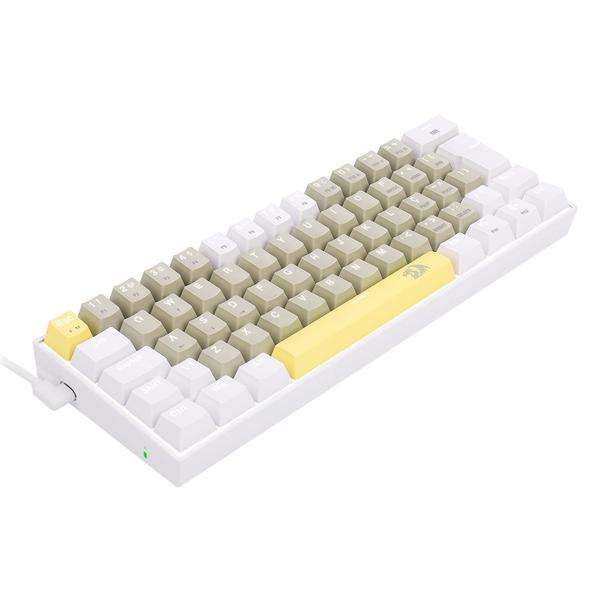 Imagem de Teclado Mecanico LAKSHMI Redragon Cinza Switch Brown K606-YL