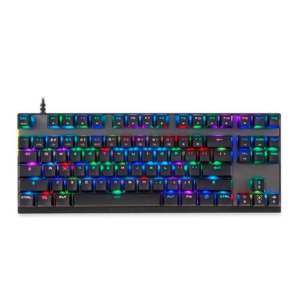 Imagem de Teclado Mecanico Motospeed CK82 Preto RGB Switch Azul, FMSTC0025AZL