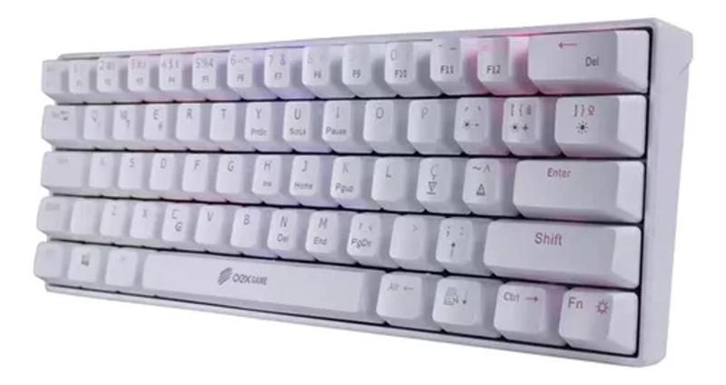 Imagem de Teclado Mecânico Oex Ziggy Tc-607 Compacto  Idioma Português Brasil