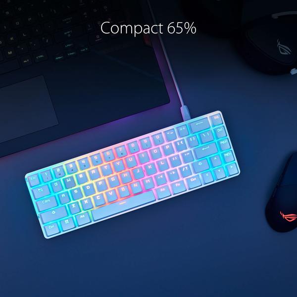 Imagem de Teclado mecânico para jogos ASUS ROG Falchion Ace 65% RGB