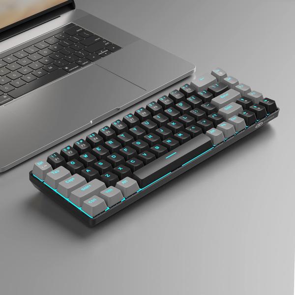 Imagem de Teclado mecânico para jogos MageGee MK-Box 68 teclas preto/cinza