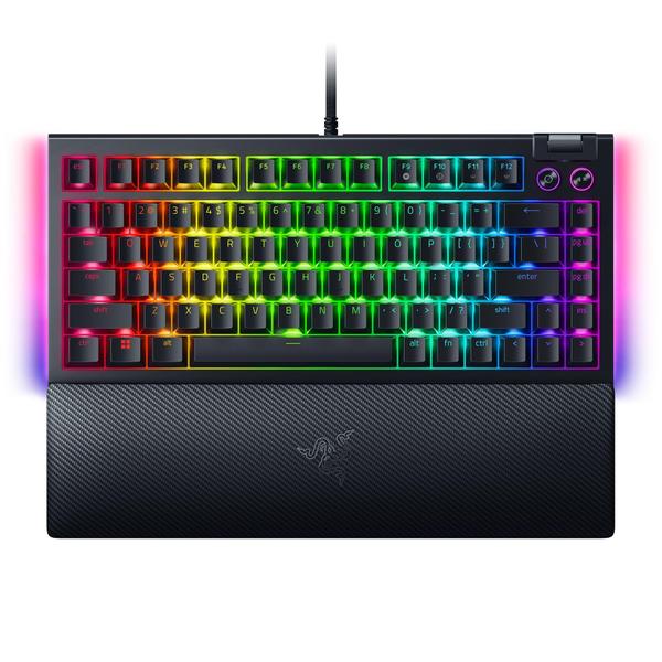 Imagem de Teclado mecânico para jogos Razer BlackWidow V4 75% preto