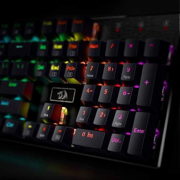 Imagem de Teclado mecânico para jogos Redragon K556 RGB LED retroiluminado