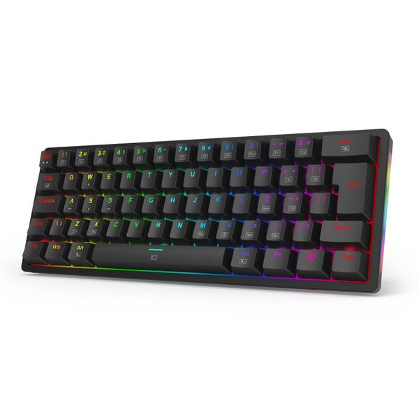 Imagem de Teclado Mecânico Redragon Akali RGB Preto Switch Brown