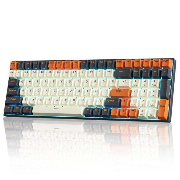 Imagem de Teclado mecânico RK ROYAL KLUDGE RK100 Wireless RGB