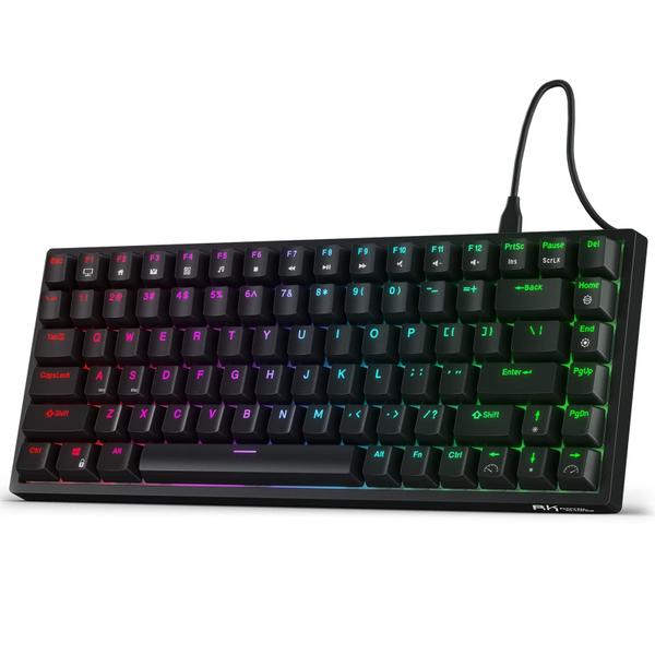 Imagem de Teclado mecânico RK ROYAL KLUDGE RK84 com fio RGB 75%