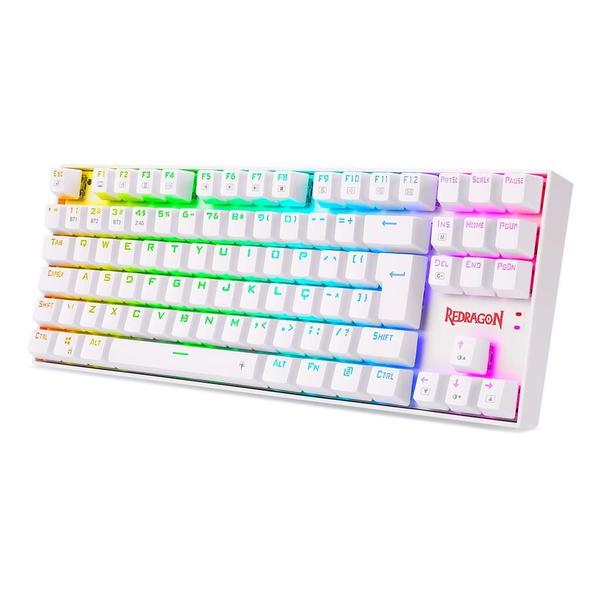 Imagem de Teclado Mecânico S/Fio Kumara Pro Redragon RGB K552RGB-BRS-W