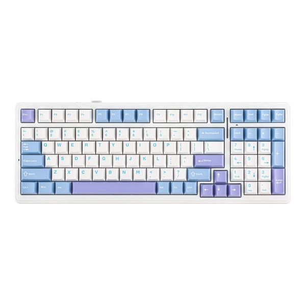 Teclado mecânico sem fio EPOMAKER x Aula F99 Branco Imagem de Teclado mecânico sem fio EPOMAKER x Aula F99 Branco