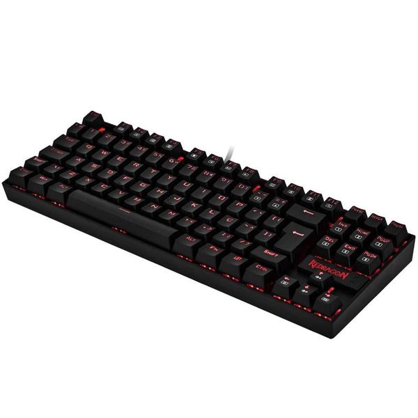 Imagem de Teclado mecanico usb gamer kumara switch outemu brown redragon k552-2 preto