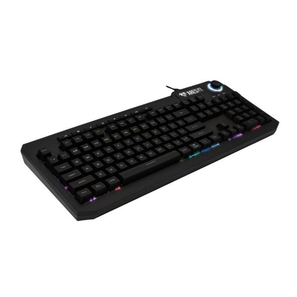 Imagem de Teclado Membrana Gamdias Ares P2A Preto Abnt2