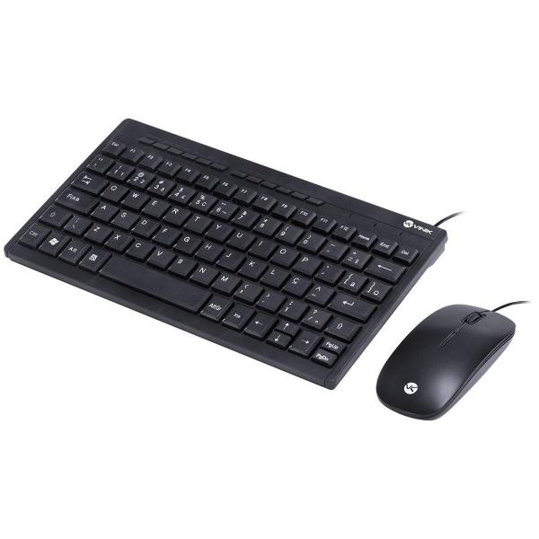 Imagem de Teclado Mini Chocolate E Mouse Usb Corp Flat Abnt2/1200Dpi