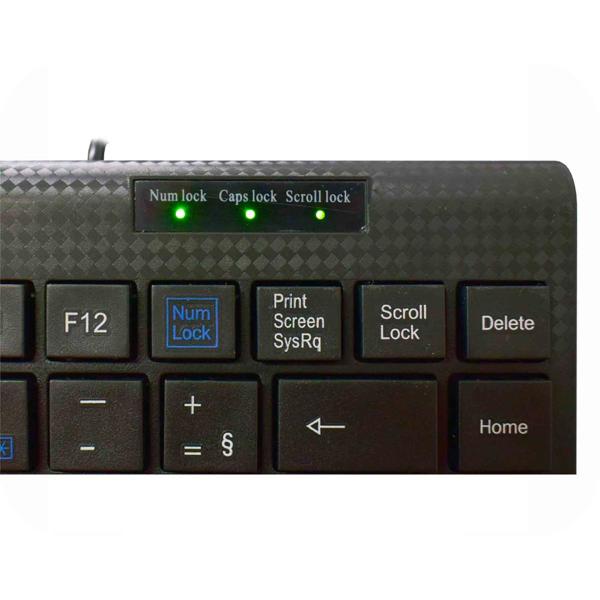 Imagem de Teclado Mini Compacto slim Keyboard Kmex KB-D428 Pequeno USB ABNT-2