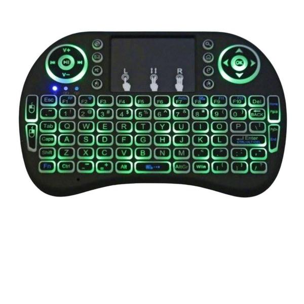 Imagem de Teclado Mini Portátil Keyboard Tvs Pcs Notes Com Led Noturno