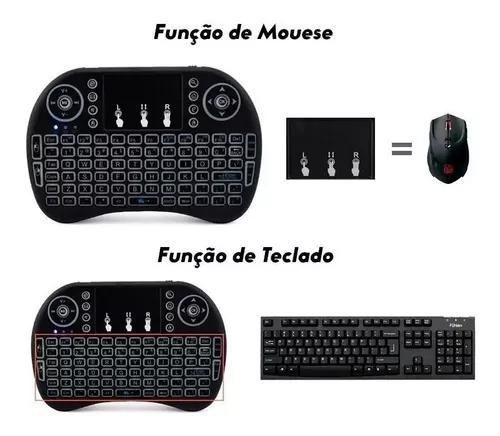 Imagem de Teclado Mini Sem Fio Keyboard Tv B e Pc e V Games MM-429