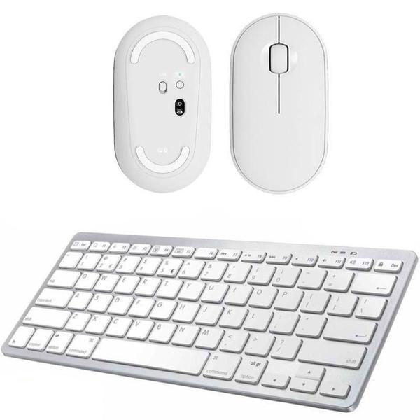 Imagem de Teclado, Mouse Bluetooth Branco Para Notebook Acer