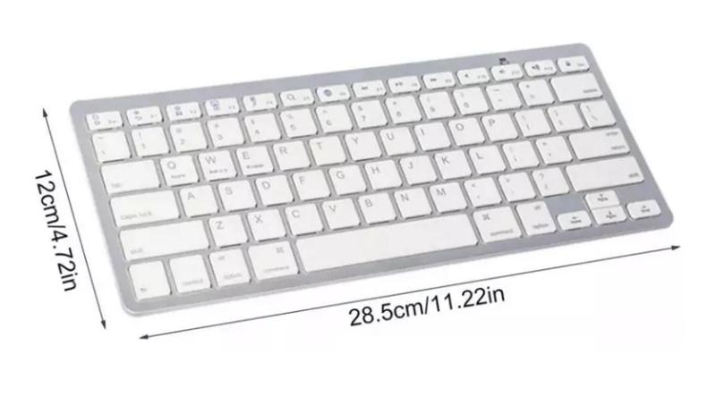 Imagem de Teclado + Mouse Bluetooth Ergonômico Para Tablet Redmi SE 8.7 Polegadas